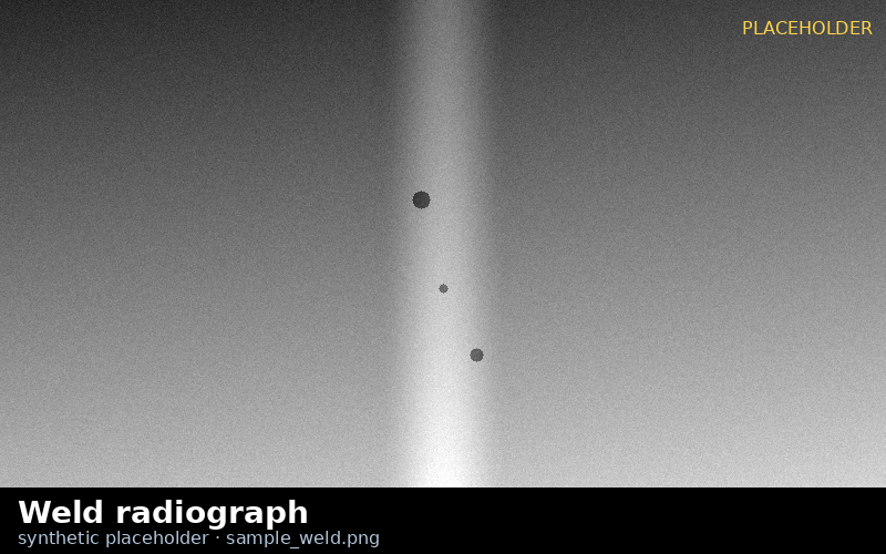 Weld radiograph